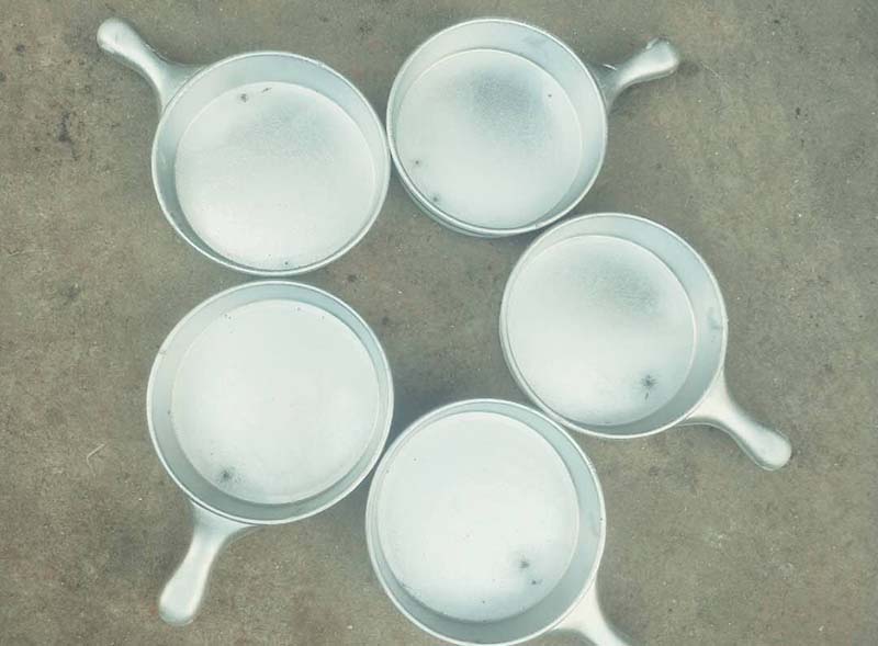 南京铝制小奶锅平底锅